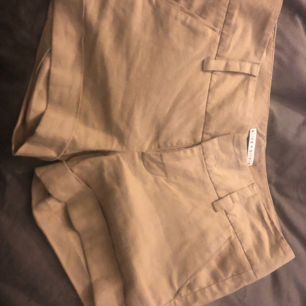 Alice and Olivia cotton canvas shorts size 4